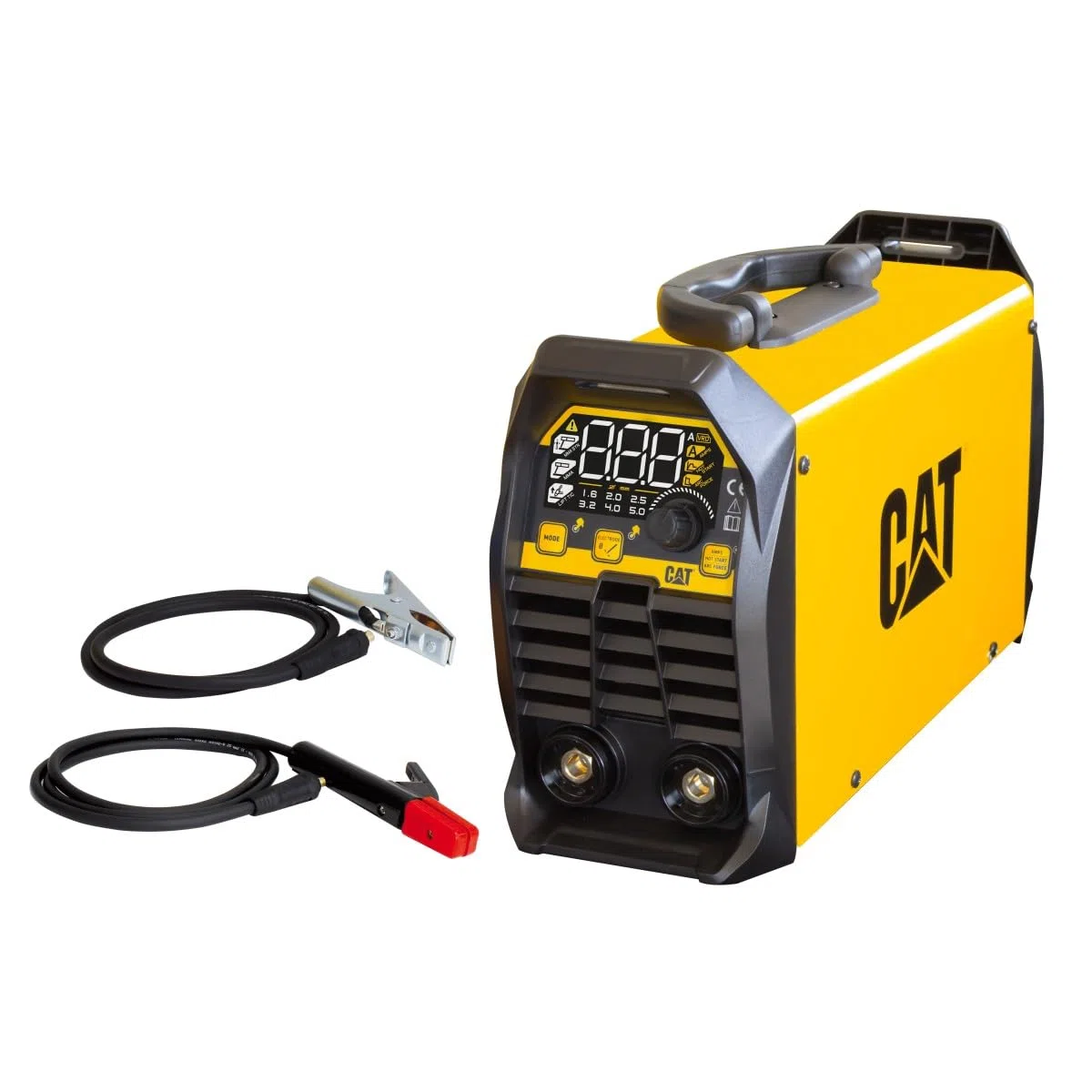 Caterpillar Poste à Souder Inverter TIG/MMA DZ2000, 200A Synergique, Compact 3.7kg, Démarrage Facilité (Hot Start/Arc Force), Multi-procédés Acier/Inox/Fonte