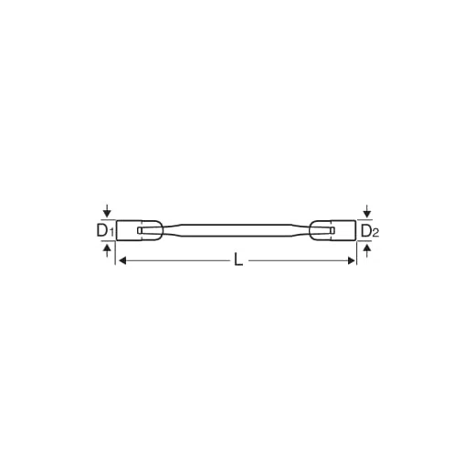Clé à molette métrique double tête avec rotation et fixation rapide 303 mm