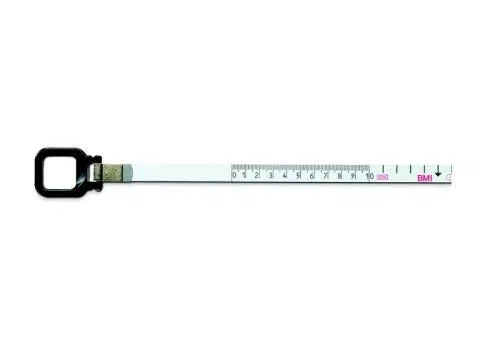 BMI 315034030AF Mètre ruban "Pontarit" avec graduation en mm inoxydable, Multicolore, 30 m
