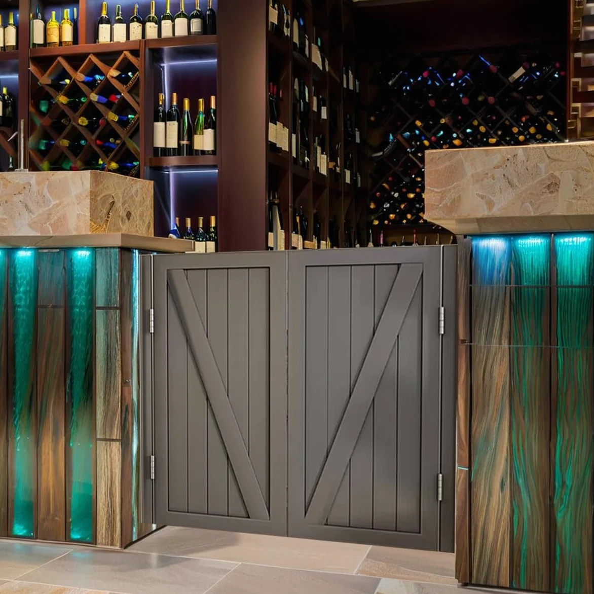 Portillon De Jardin, Porte Battante En Bois, Porte Partition, Porte Saloon 70cm 94cm 114cm 135cm 150cm, Double Portes Intérieure Avec Charnières, Pour Bar, Café