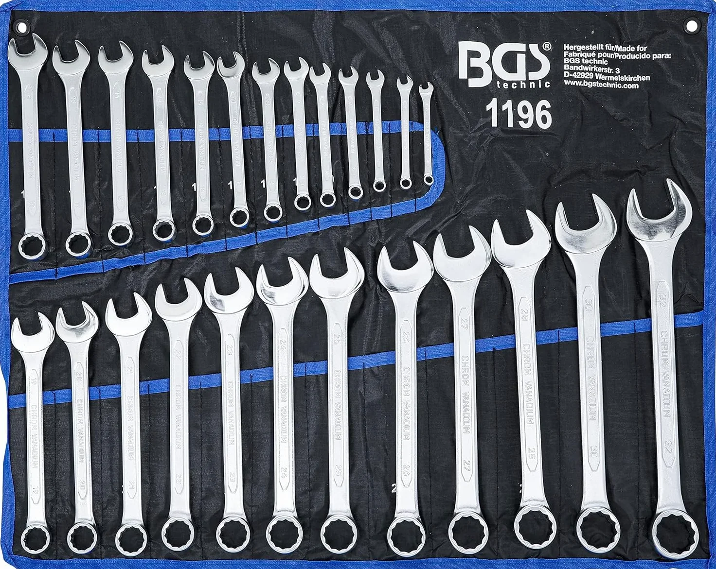 KS Tools 917.0795 - Caisse à Outils Complète en Coffret Douille de 1/4", 3/8" et 1/2" & BGS 1196 | Jeu de clés mixtes | 6-32 mm