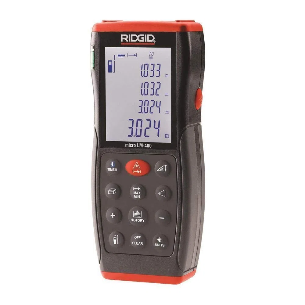 RIDGID 36813 Télémètre laser avancé Micro LM-400, télémètre laser