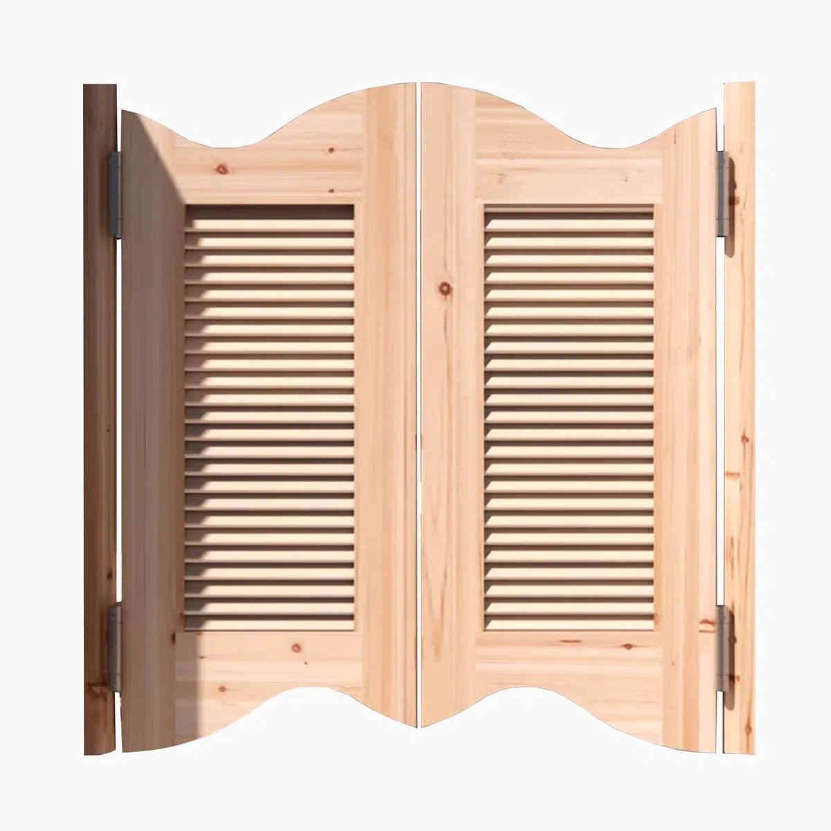 Saloon Couloirs Intérieurs Porte Battante en Bois, Style Western Cowboy, Porte de Séparation Bar pour Escalier Salle de Bain Cuisine Chambre Balcon (W75xH90cm)