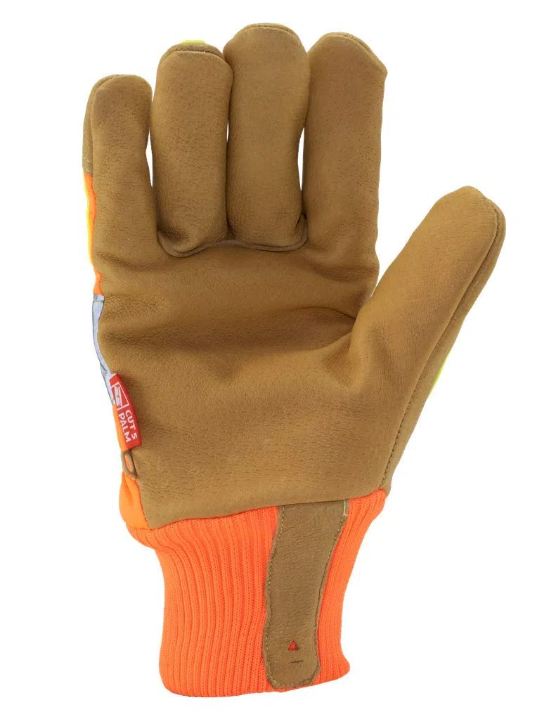 Ironclad Paire de gants de travail en cuir résistant aux coupures, résistants aux chocs, lavable en machine, tailles S, M, L, XL, XXL