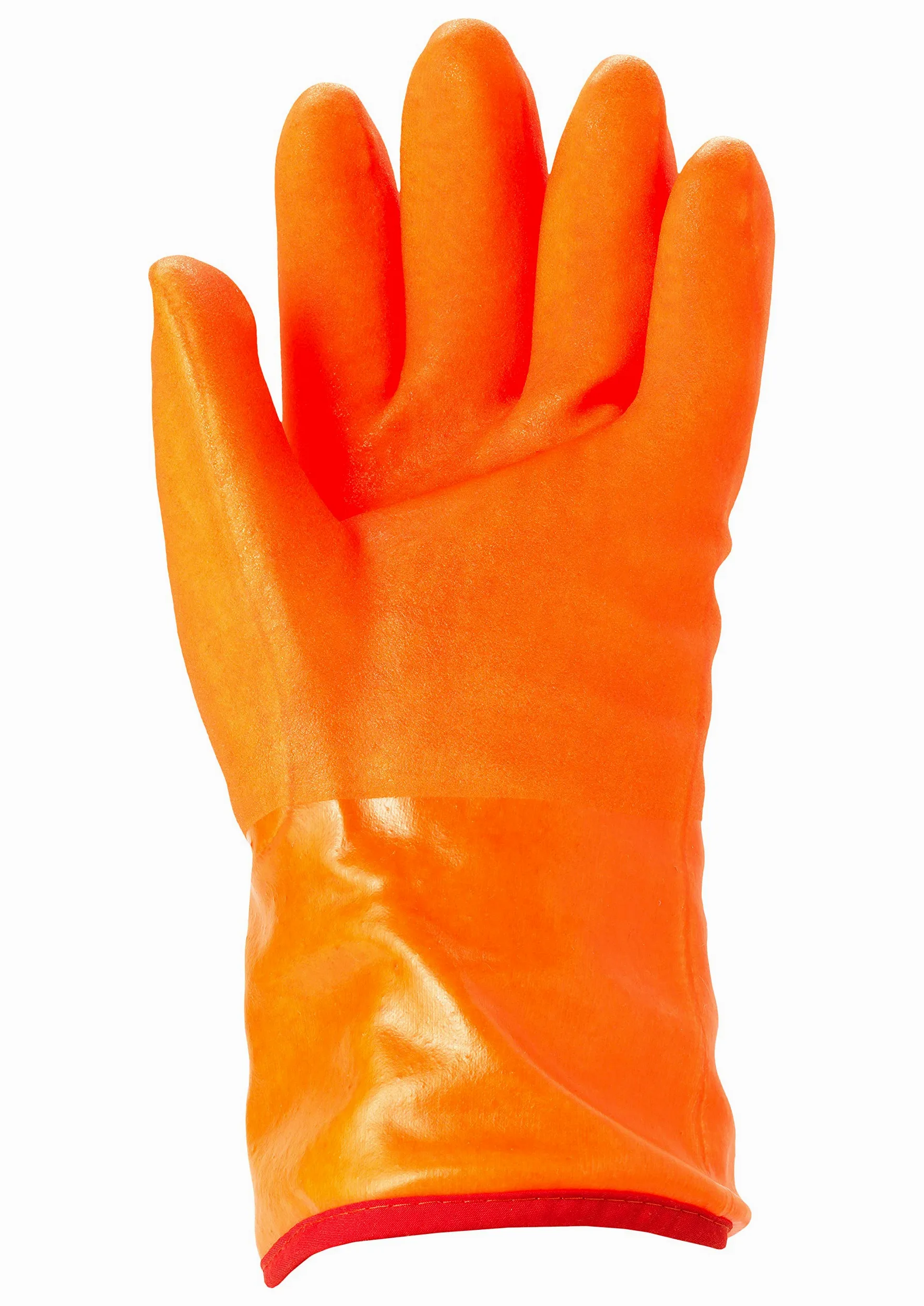 Ansell Polar Grip 23-700 Gants de Travail Multiusage, Résistants aux Huiles et Graisses, Protection Mécanique, Gant de Sécurité Homme Femme, Orange, Taille L (6 Paires)