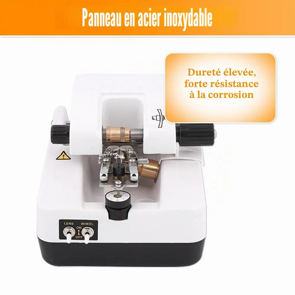 Machine à Rainurer Les Lunettes Optiques Rainureuse d'objectif Rainureuse de Lentilles pour PC/Objectif en Résine 220V