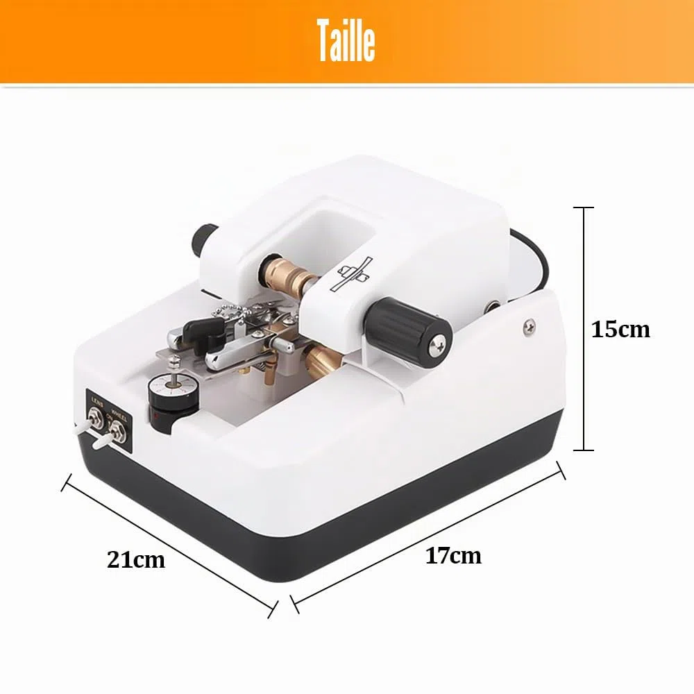 Machine à Rainurer Les Lunettes Optiques Rainureuse d'objectif Rainureuse de Lentilles pour PC/Objectif en Résine 220V