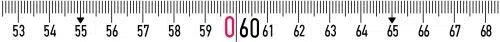 BMI 315034030AF Mètre ruban "Pontarit" avec graduation en mm inoxydable, Multicolore, 30 m