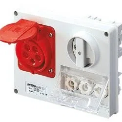 Gewiss gw66142 Boitier de prise de courant – Caisse enregistreuse