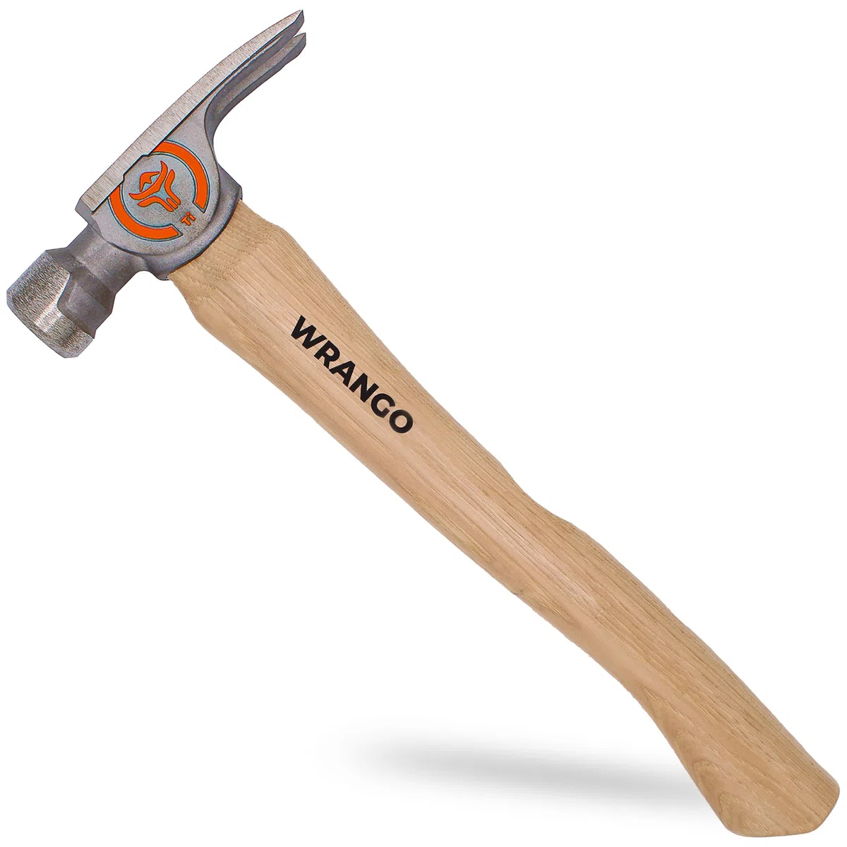 Wrango Tools Marteau cloueur en titane - Tête de 397 g, manche en bois de 36,8 cm, face lisse, poteau de 38 mm de diamètre