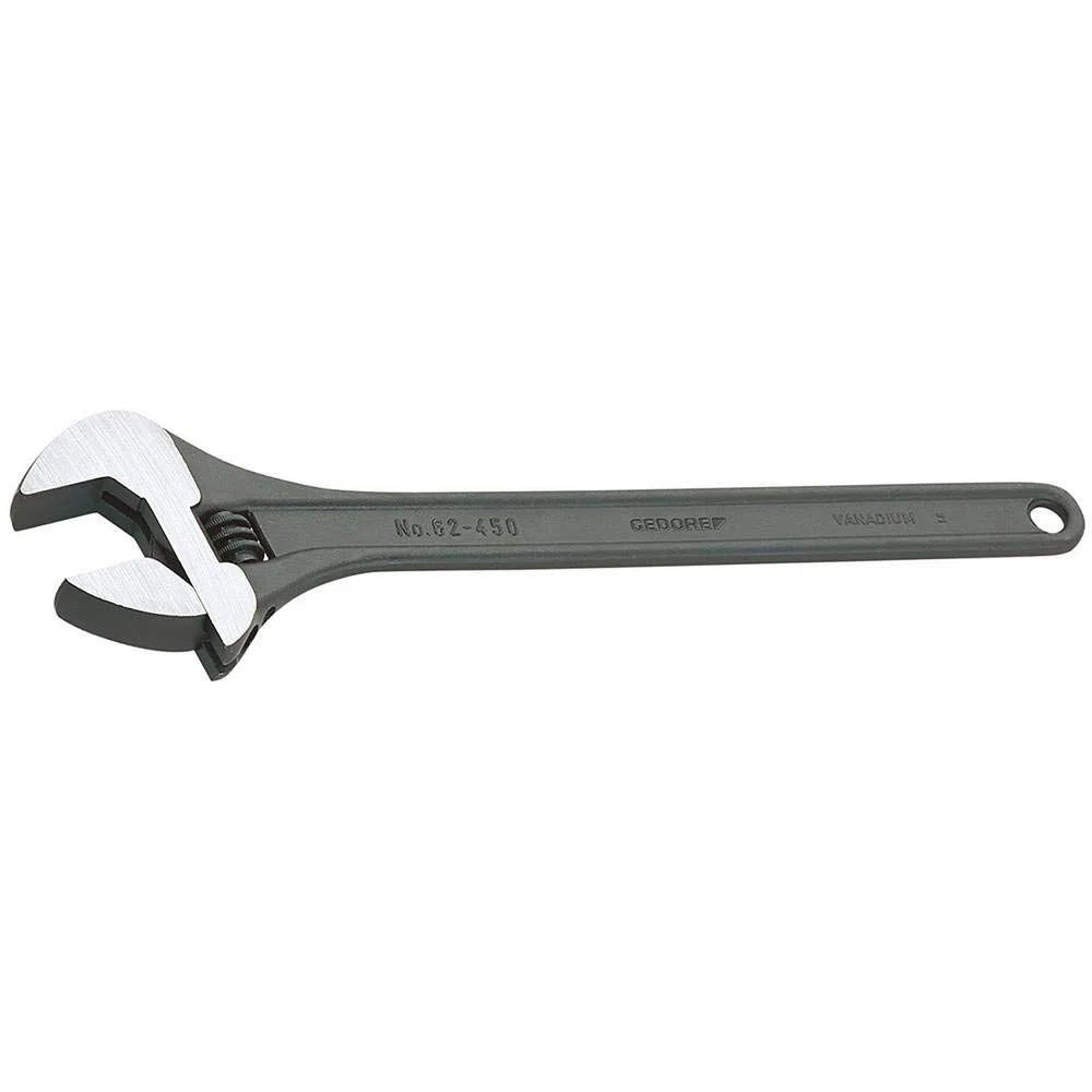 GEDORE Clé à molette, Taille 63 mm (2,1/2 pouces), Graduation de réglage, Modèle suédois, Phosphatée, 62 P 24