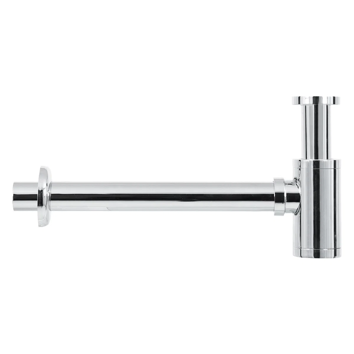 Differnz Teti Lavabo - Lave main Pierre Naturelle Noire - Robinet Droit Chrome - Ensemble Complet - 40 x 23 x 8 cm