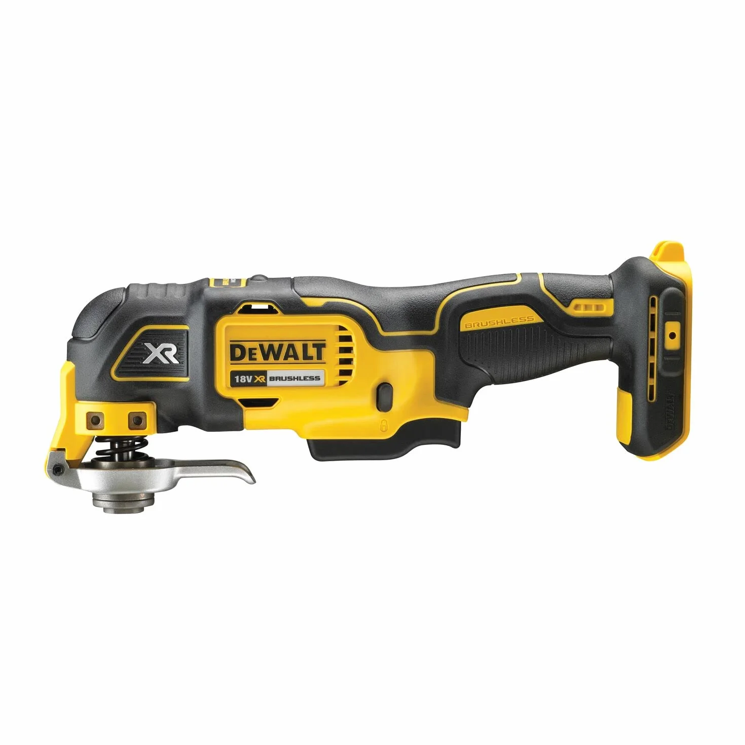 DeWALT DCW210N-XJ Ponceuse excentrique Brushless 125mm 18V (vendue seule) & DCS355N - Outil oscillant multi cutter 18V - sans batterie