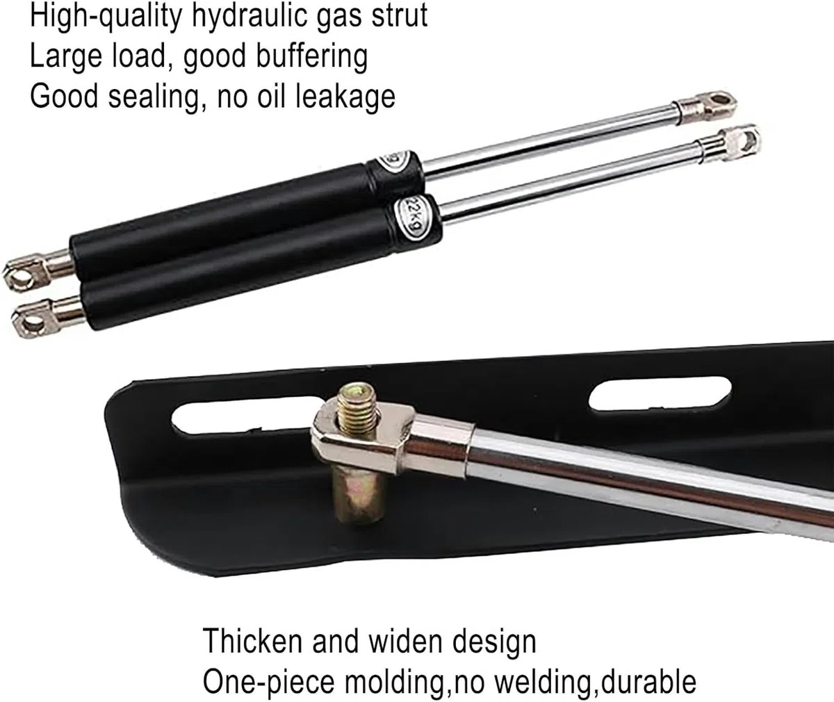 Kit de rangement pour lit hydraulique - 2 pièces - Mécanisme de levage pneumatique pour charnière pliable gain de place - Matériel de bricolage pour lit tatami