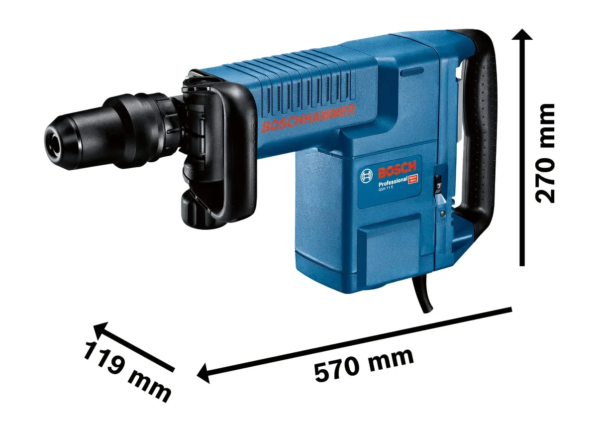 Bosch – Marteau-piqueur SDS-Max 1500W 16.8J 10.1Kg – GSH 11 E