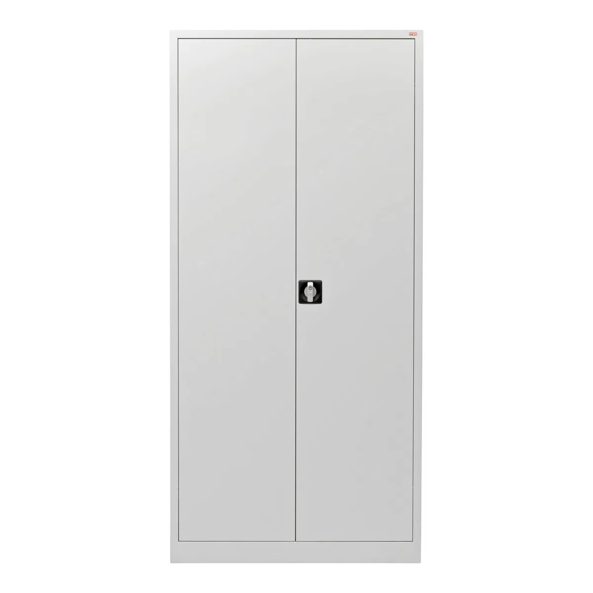 STIER Armoire Universelle avec 4 étagères 1950x920x420mm Gris Clair soudées