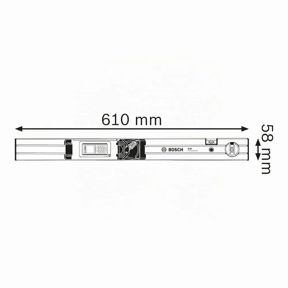 Bosch Professional 0601079000 R60 Rail de mesure