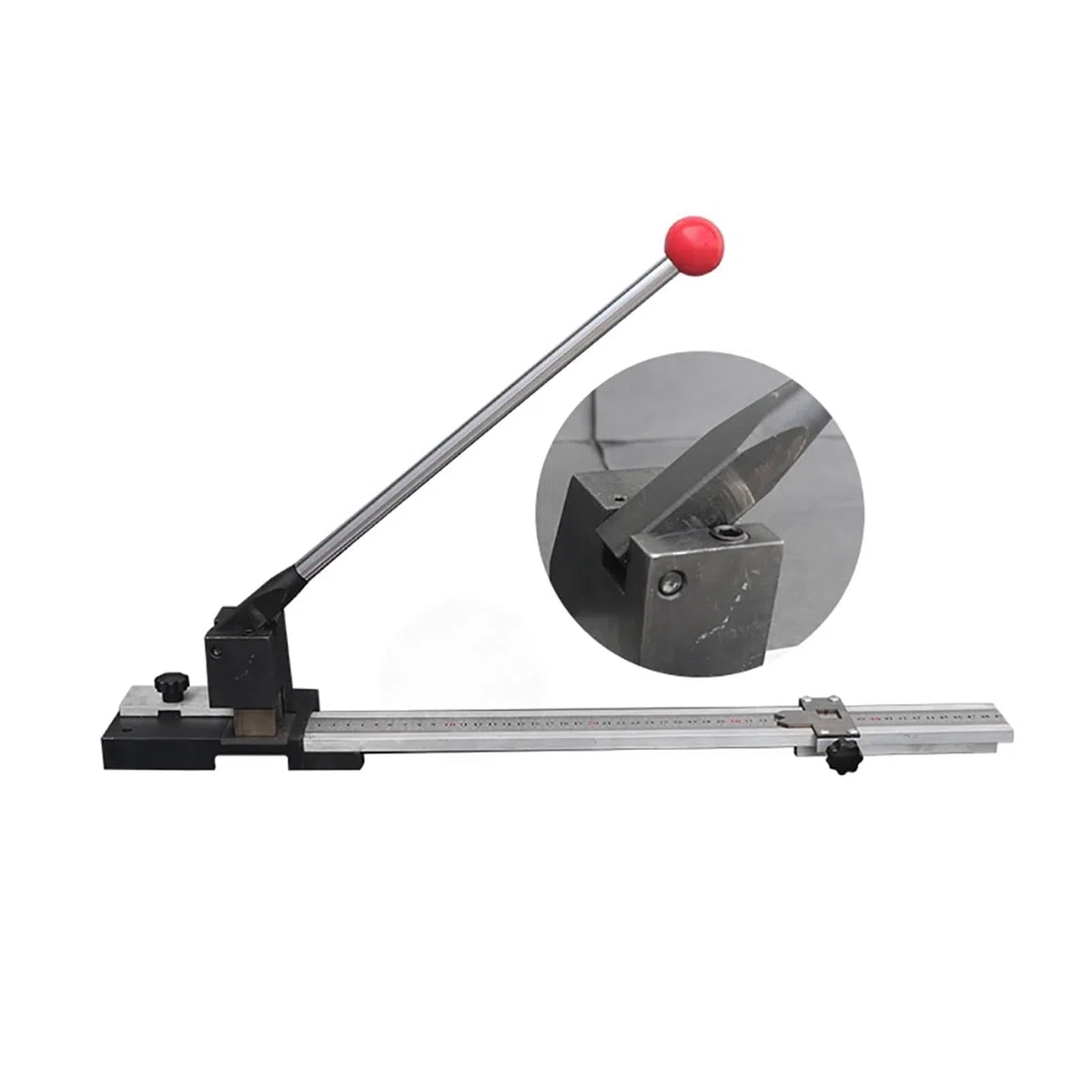 Coupe-matrice de rainage manuel, outil de rainage réglable de 10 à 500 mm avec règle d'échelle de précision, outil de découpe professionnel pour l'impression, l'emballage et le rainage du papier
