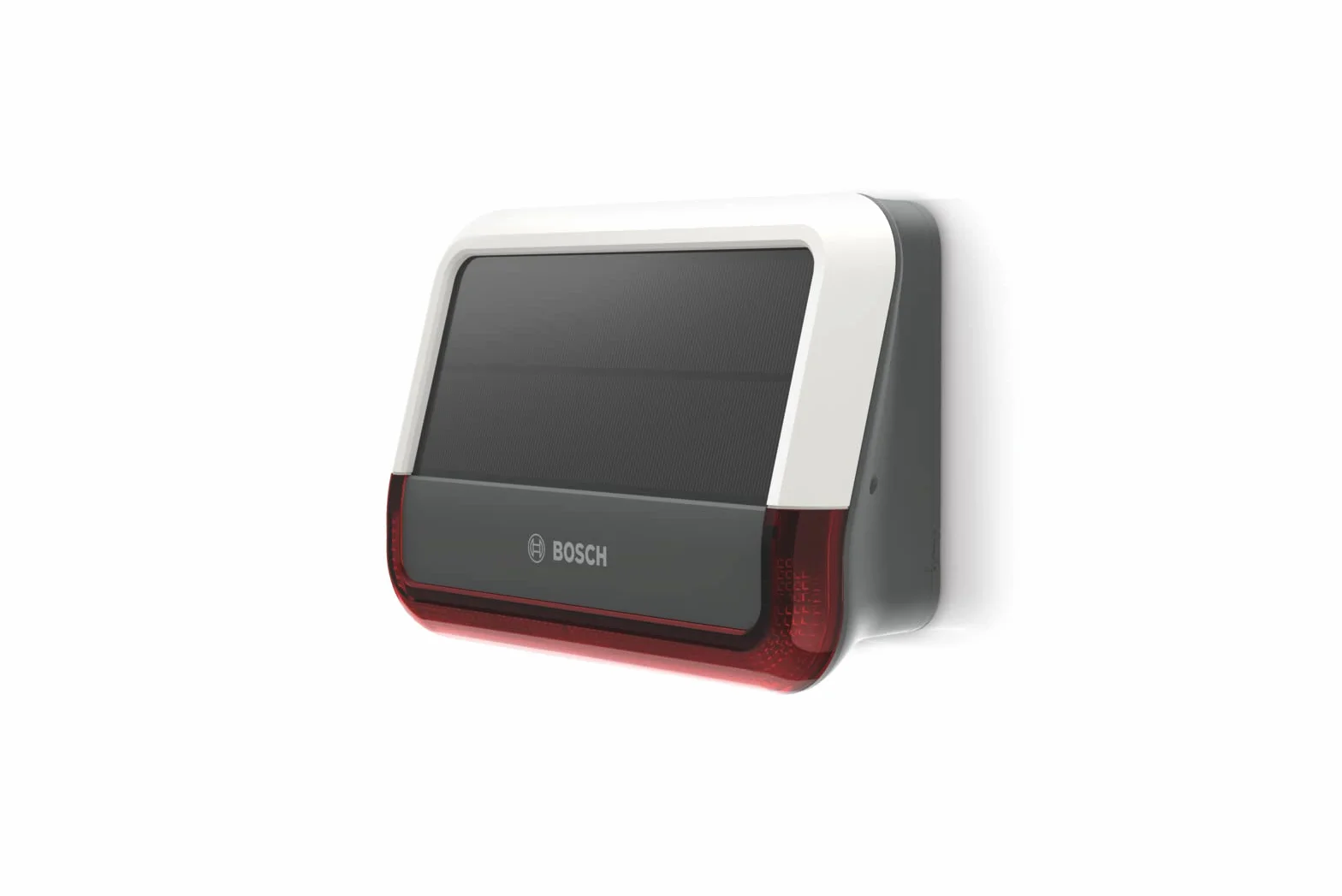Bosch Smart Home - Sirène extérieure, système d’alarme sans fil avec panneau solaire, alerte par notification