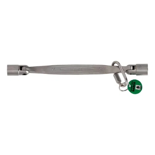 Clé à molette métrique double tête avec rotation et fixation rapide 303 mm