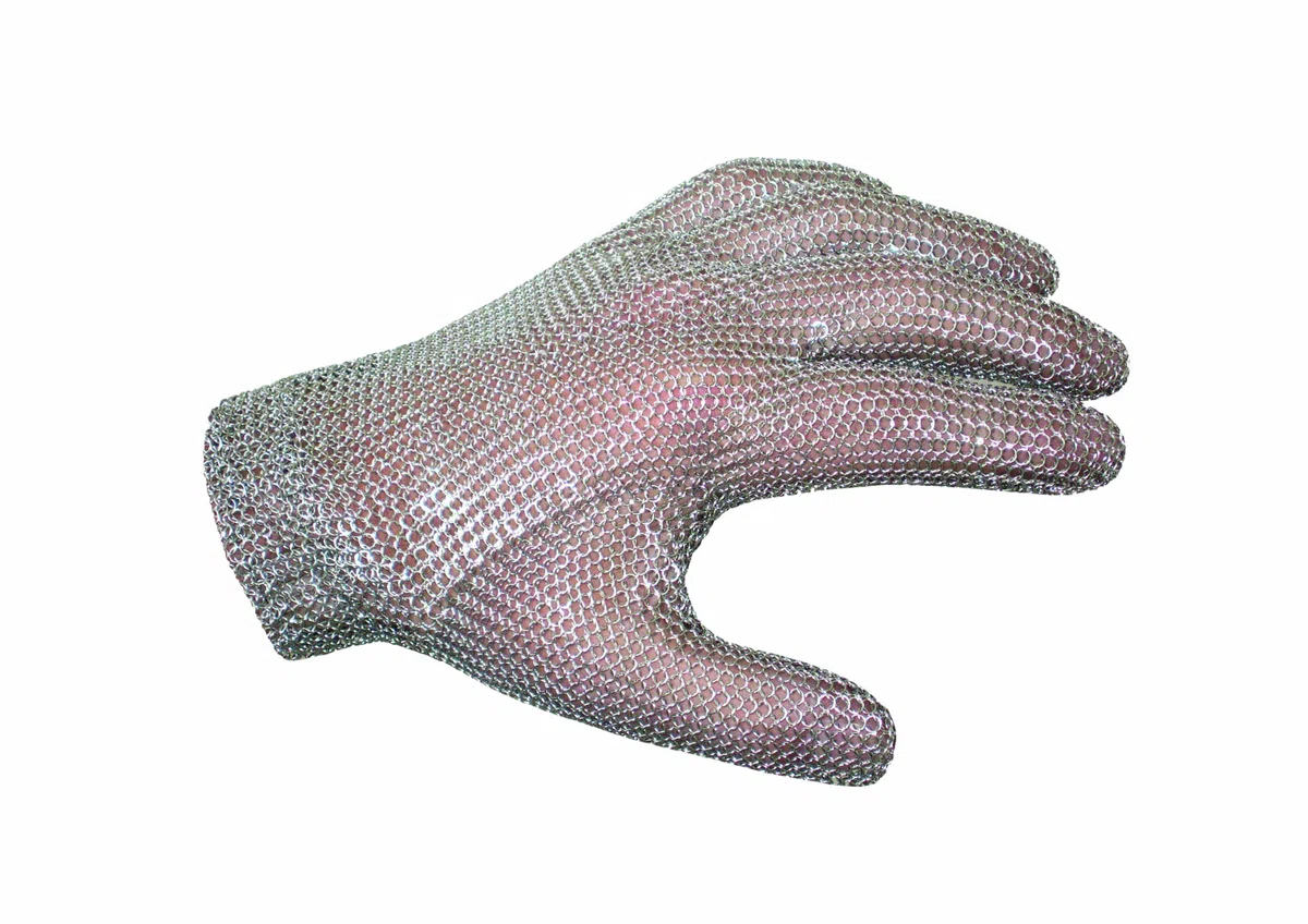 Nc 13040 Gant de Protection Wilco en Cotte de Maille Inox - Taille L, Gris