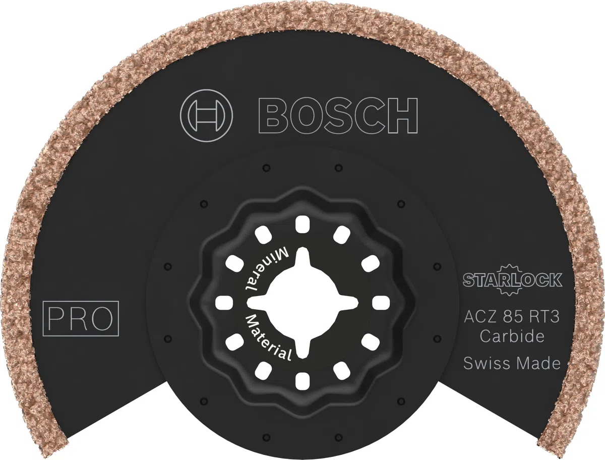 Bosch 10x Lame pour outil multifonctions PRO Multi Material ACZ 85 RT3 (pour Mortier, Béton cellulaire, Ø 85 mm, Professional Accessoire Outil multifonction)