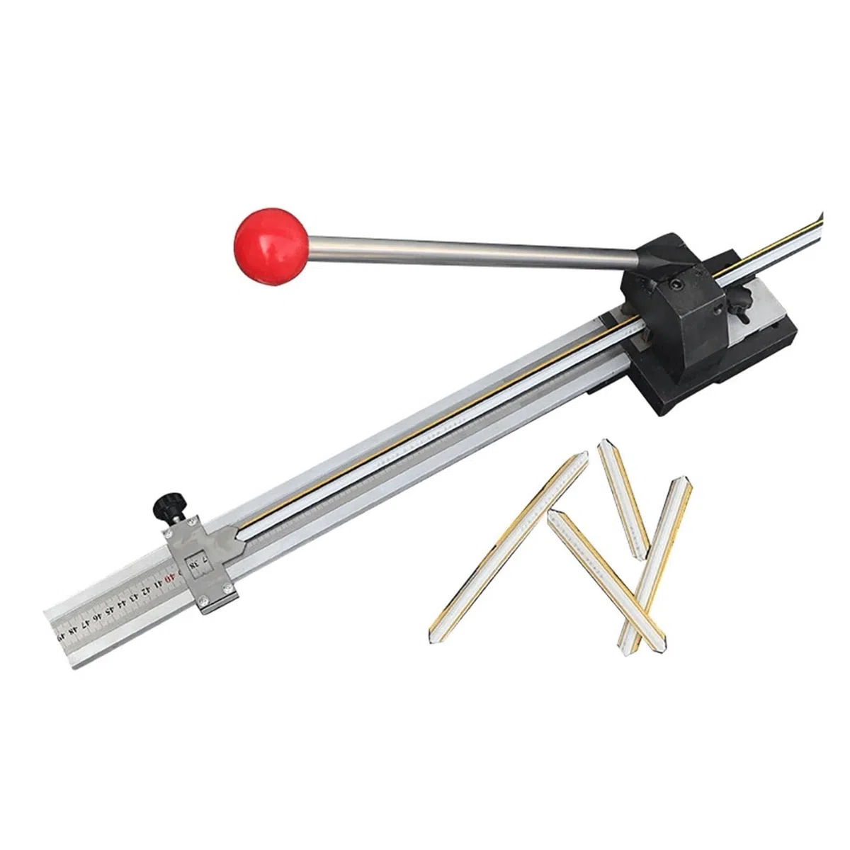 Coupe-matrice de rainage manuel, outil de rainage réglable de 10 à 500 mm avec règle d'échelle de précision, outil de découpe professionnel pour l'impression, l'emballage et le rainage du papier