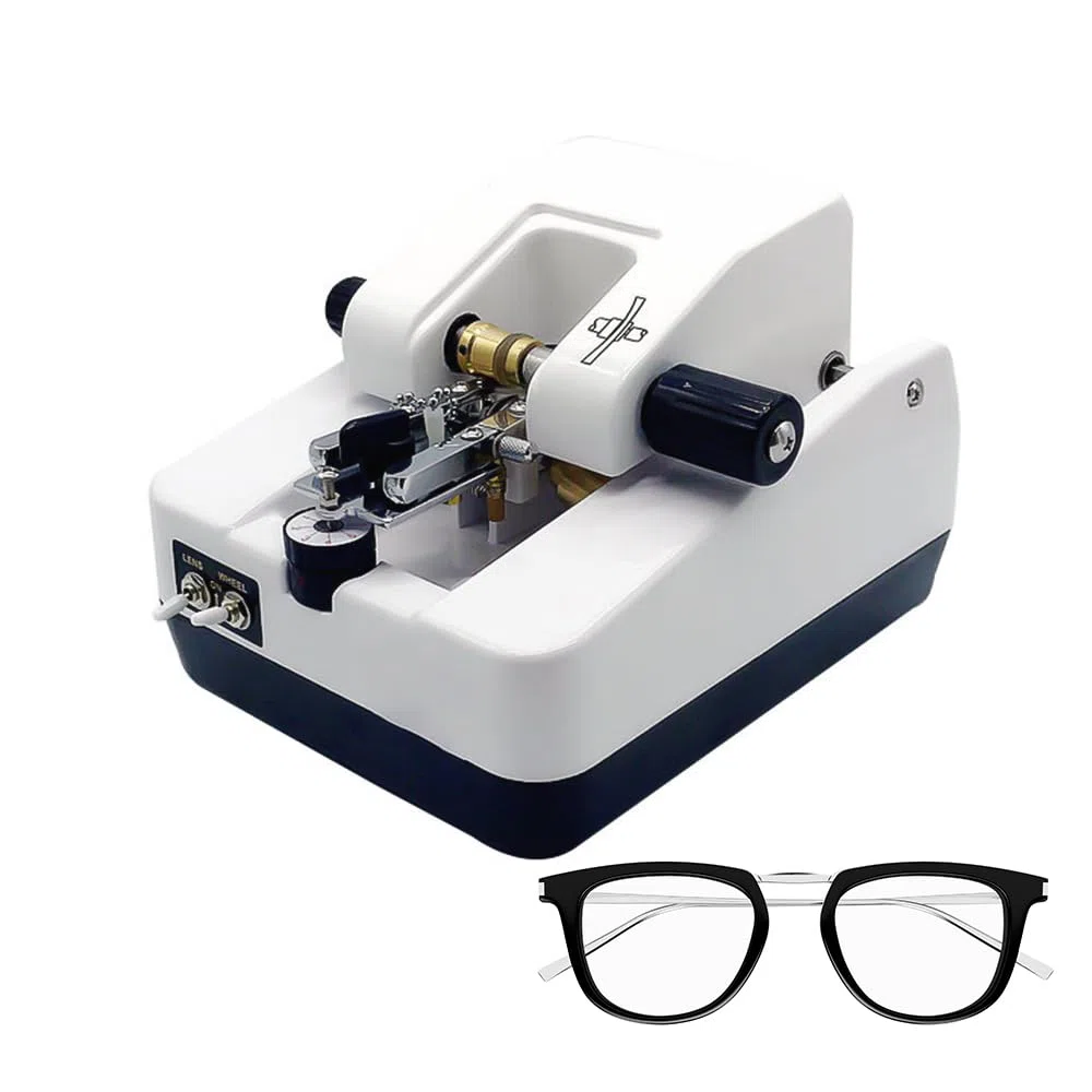 Machine à Rainurer Les Lunettes Optiques Rainureuse d'objectif Rainureuse de Lentilles pour PC/Objectif en Résine 220V